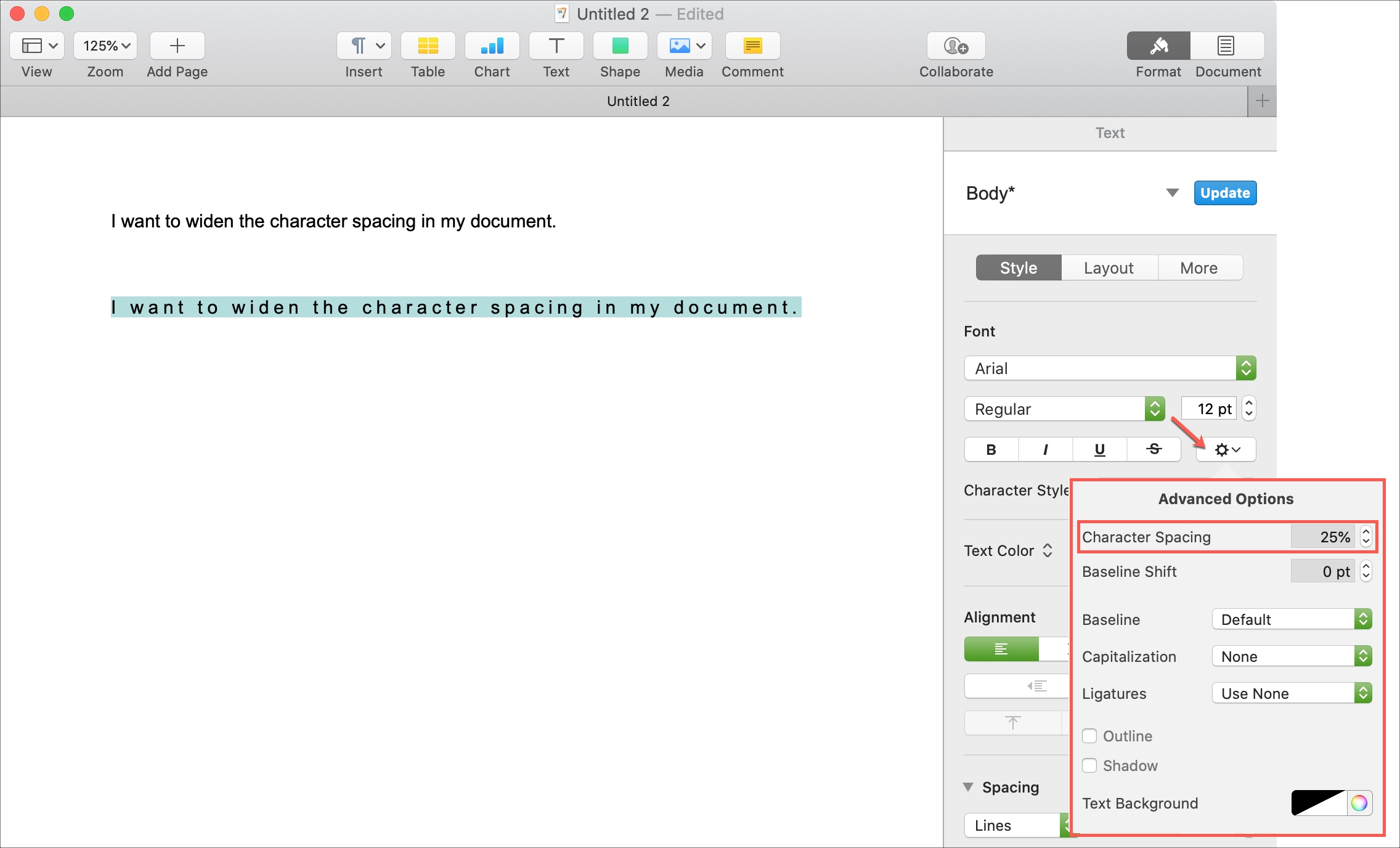 get rid of large spaces between justified text in word for mac